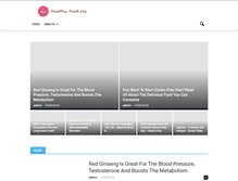 Tablet Screenshot of health-food.org